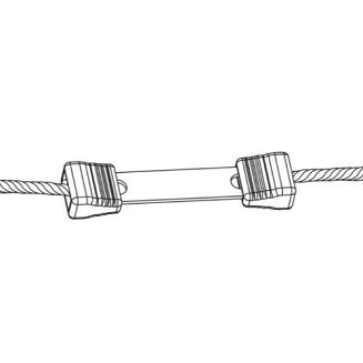 Wąskie, wytłaczane, prostokątne otwory ułatwiają wsuwanie i mocowanie taśmy