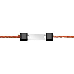 Złączka do plecionki KERBL Litzclip 3 mm, 10 szt.  / 11-360