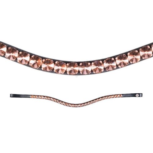 Naczółek do ogłowia HKM Rosegold Glamour / 13624