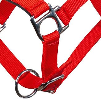 Head collar soft padding  HKM Stars Red / 6613 - 6