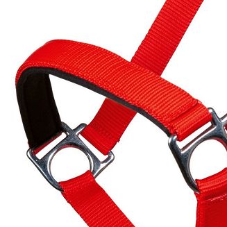 Head collar soft padding  HKM Stars Red / 6613 - 7