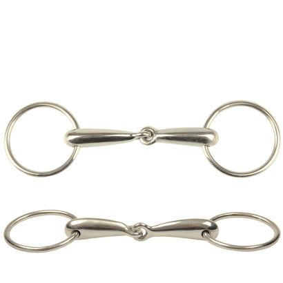 15127 STALLION-NY Hollow snaffle bit - stainless steel