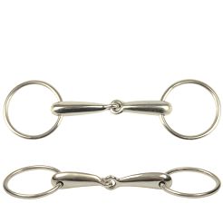 15127 STALLION-NY Hollow snaffle bit - stainless steel