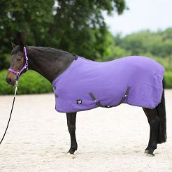 Derka stajenna SANTI bawełniana, Purple