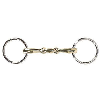 Loose ring bit QHP Anatomical double jointed, argentan, 14mm / 2247