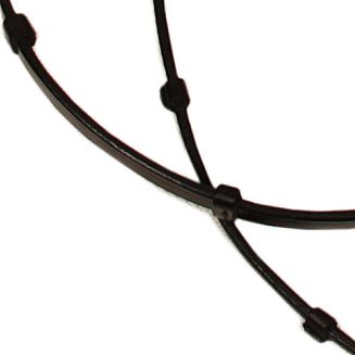 DAW-MAG Wodze skórzane zapinane na haki / 17010