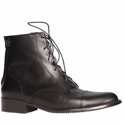 45B HIPPICA Leather jodhpur boots with laces 