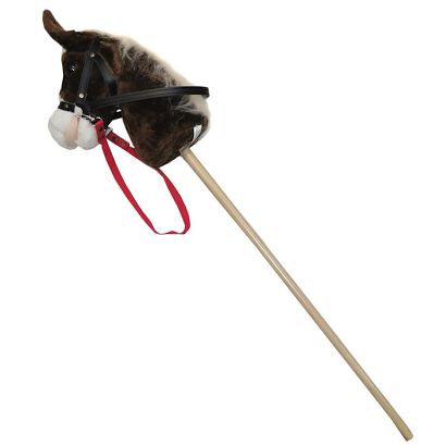 Hobby Horse NC Głowa konia na kiju, kolor brązowy