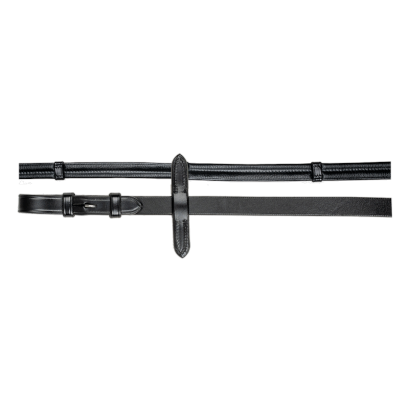 Leather Reins WALDHAUSEN Supersoft, black / 9581