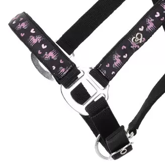 Kantar taśmowy, podszywany QHP Lize Black-Violet / 1200 - 3