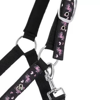 Kantar taśmowy, podszywany QHP Lize Black-Violet / 1200 - 4