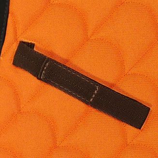 Cotton saddle pad VS Shetty MUSTANG, orange and brown / 3019 - 2