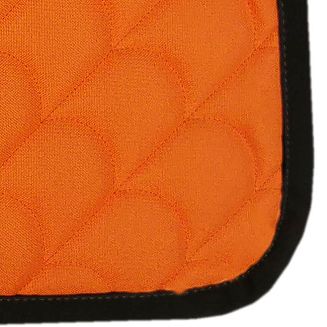 Cotton saddle pad VS Shetty MUSTANG, orange and brown / 3019 - 3