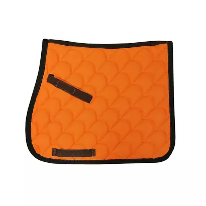 Cotton saddle pad VS Shetty MUSTANG, orange and brown / 3019