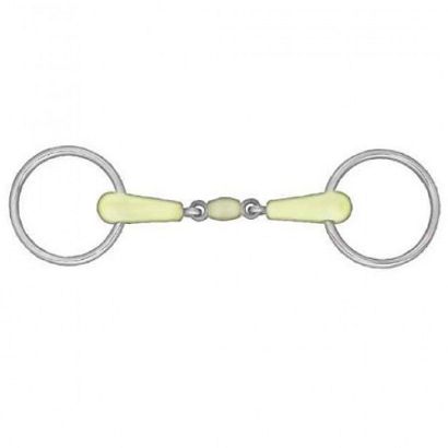 Wędzidło plastikowe jabłkowe podwójnie łamane HORZE / 13156
