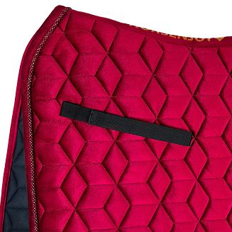 Czaprak ujeżdżeniowy DL HORSENJOY Velvet Burgundy / 1903 - 2