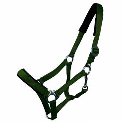 Padded tape halter MUSTANG dark green/ 0002