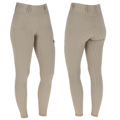 Bryczesy- legginsy jeździeckie, zimowe COVALLIERO – Beige