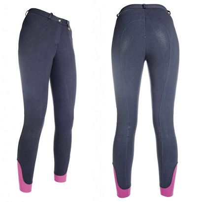 Ladies' riding breeches HKM KATE silicone full seat/ 10540