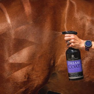 Rozpylić na sierść przy pomocy aplikatora w zakrętce.