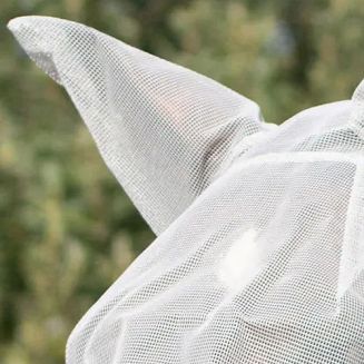 Fly Mask – Horse Head Net QHP for Insect Protection, Grey - 3