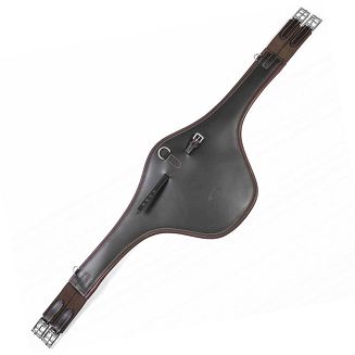 DAW-MAG Leather Jumping Girth with Belly Guard / 11070 - 4