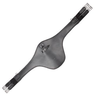 DAW-MAG Popręg skórzany z fartuchem / 11070 kolor czarny