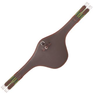 DAW-MAG Popręg skórzany z fartuchem / 11070 kolor brązowy