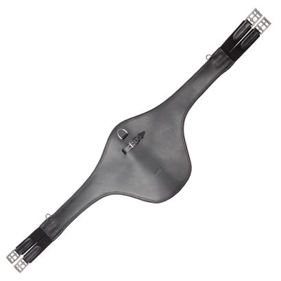 DAW-MAG Leather Jumping Girth with Belly Guard / 11070