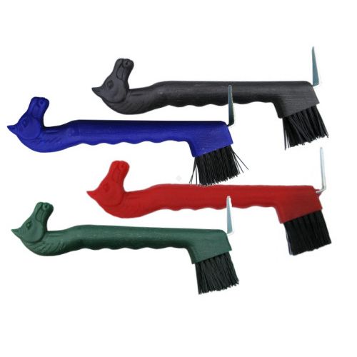 23104 STALLION Hoof pick with horse head-shaped handle