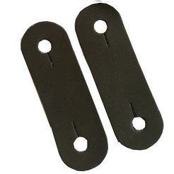 Skórzane paski do zaczepienia gumek  w bezpiecznych, wupinanych strzemionach / NC