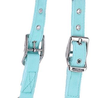 Pasek potyliczny zapinany po obu stronach na klamry zwiększające możliwość regulacji