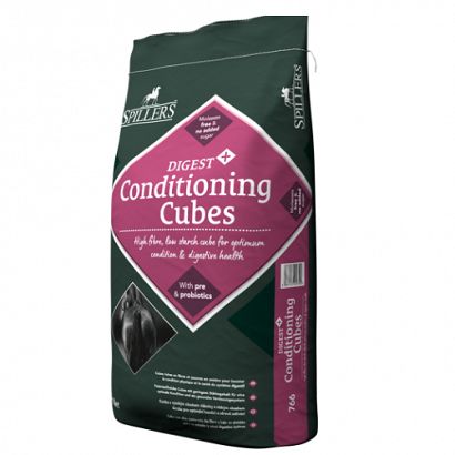 High fibre SPILLERS Digest + Conditioning Cubes, low starch cube for optimum condition & digestive health 20kg