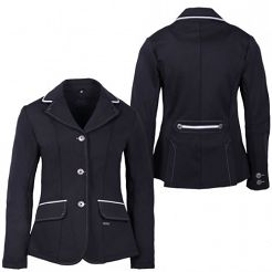 Rajtrok - frak skokowy młodzieżowy QHP Coco, softshellowy Midnight / 8136
