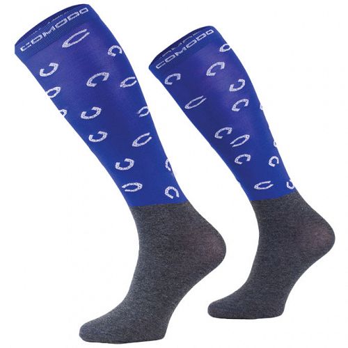 Summer microfiber socks / SPJM HORSESHOE  05-Royal