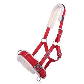 Kawecan QHP z miękkim futrem - bright red