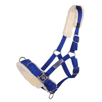 Kawecan nylonowy QHP z miękkim futrem - cobalt