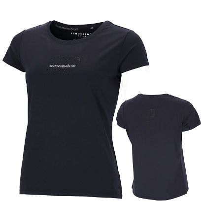 Women’s T-shirt SCHOCKEMÖHLE Nola Style Black / 100039.1