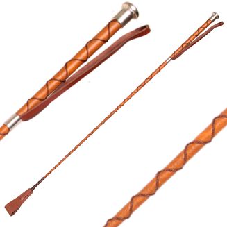 PRZYBYLSKI  Palcat owinięty tworzywem z metalowym okuciem / A3 jasny brąz (london)