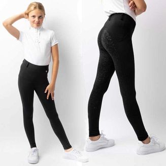 Kid's thermo tights THERMO-DEA  fullgrip  Caviar Black - 2