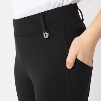 Bryczesy - leginsy dziecięce, ocieplane THERMO-DEA  pełny silikonowy lej Caviar Black - 5