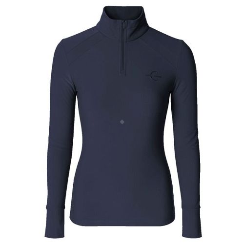 Koszulka młodzieżowa  COVALLIERO Active, z długim rękawem Dark Navy