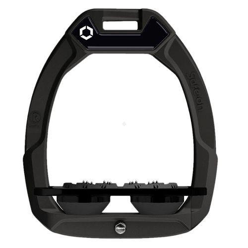 FLEX-ON Strzemiona Safe-On - inclined ULTRA GRIP - czarna ramka - czarna wkładka - czarny elastomer