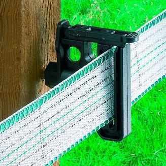 Izolator KERBL Maxi Tape do taśmy40mm i plecionki 6mm, do ogrodzenia elektrycznego / 11-3024 - 3