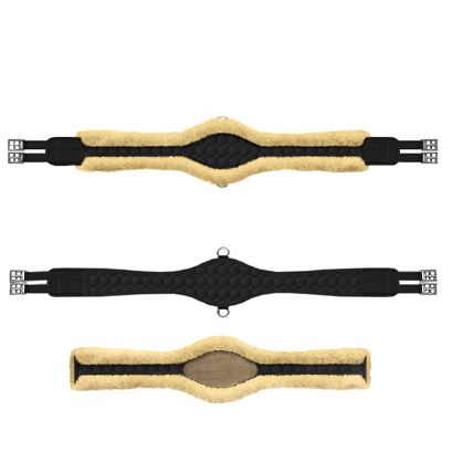 Popręg ANATOMICZNY MATTES z futrem naturalnym / 6123