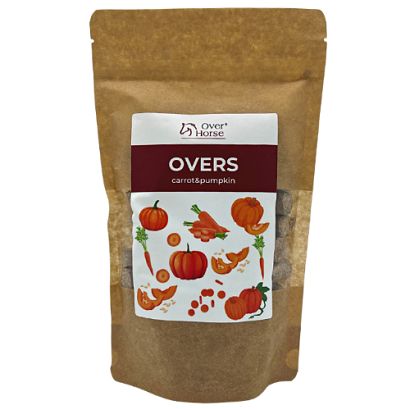 Treats for horses pumpkin-carrot OVER HORSE Overs, 0,5 kg