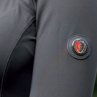 Bluza jeździecka damska COVALLIERO Anniversary Activ, grafitowa / 32300 - 3