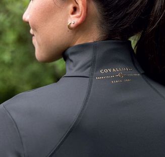 Bluza jeździecka damska COVALLIERO Anniversary Activ, grafitowa / 32300 - 4