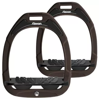 FLEX-ON Green Composite stirrups - inclinet ULTRA grip - brown - 2