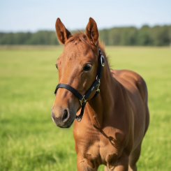 Foal halter Y black / 3330